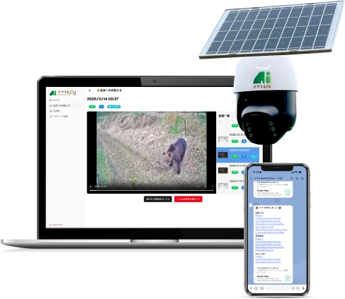 クマの監視・通知をAIで自動化